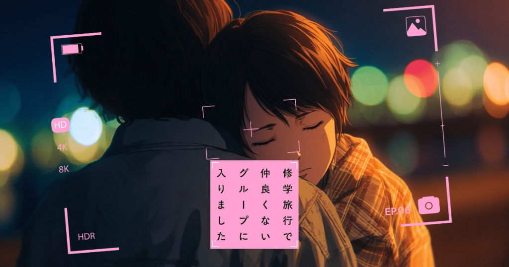 修学旅行で仲良くないグループに入りました06