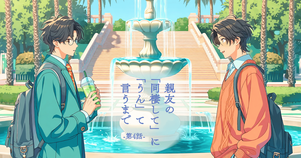 親友の「同棲して」に「うん」て言うまで4